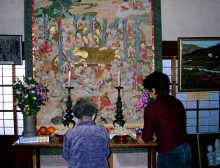 涅槃図（東善寺）＊クリックすると大きくなります